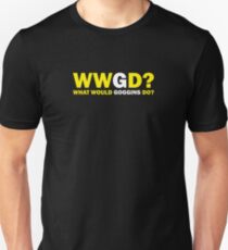 Was würden Goggins tun? Slim Fit T-Shirt
