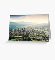 Vancouver (Aerial View) Grußkarte