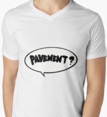 Pflaster? Aufkleber T-Shirt mit V-Ausschnitt für Männer