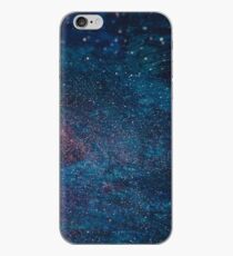 Blue and Red Galaxy Artwork Abstract iPhone Case