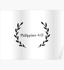 Philipper 4:13 Poster