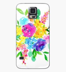 Helle Florals Hülle & Klebefolie für Samsung Galaxy