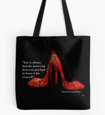 Rubinrote Hausschuhe Tasche