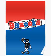 Bazooka bubble chewing gum Poster