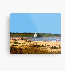 Beach art ... be7 Metal Print