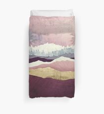 Raspberry Hills Duvet Cover