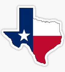 Texas Flagge Sticker