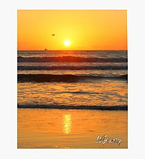 Beach art ... be8 Photographic Print