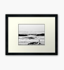 Beach art ... be12 Framed Print