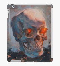 Schädel Ölgemälde iPad-Hülle & Klebefolie