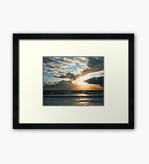 Beach art ... be16 Framed Print