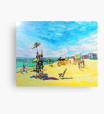 Beach art ... be23 Metal Print