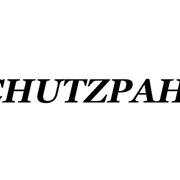 Chutzpah! Essential T-Shirt for Sale by afunnyjewishguy