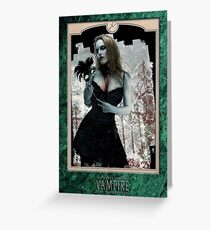 Caitiff - Green Marble Greeting Card
