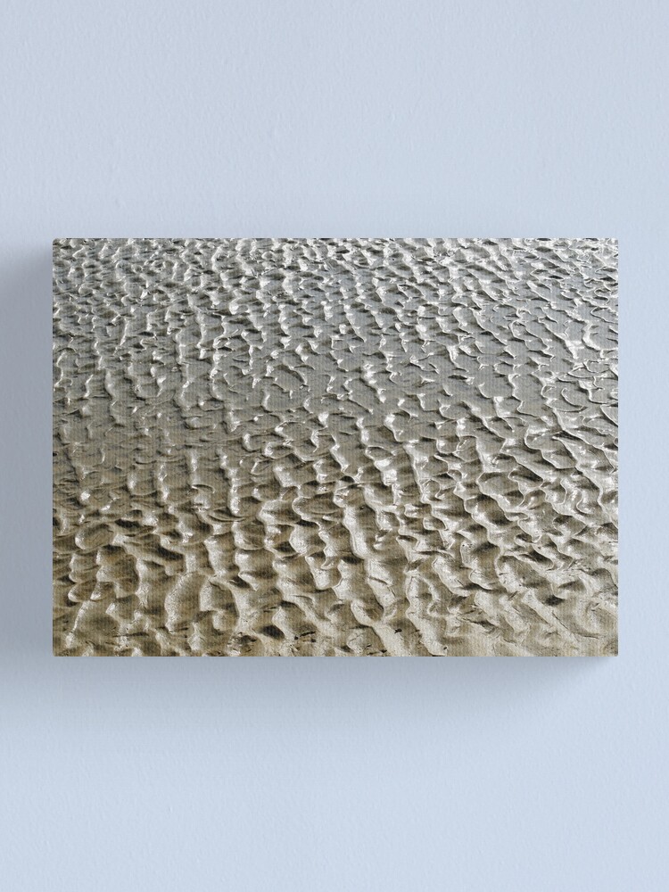 Alternate view of The beach - shallow depression Canvas Print