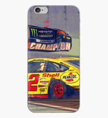 Joey Logano celebrating his 2018 Nascar Championship iPhone Case