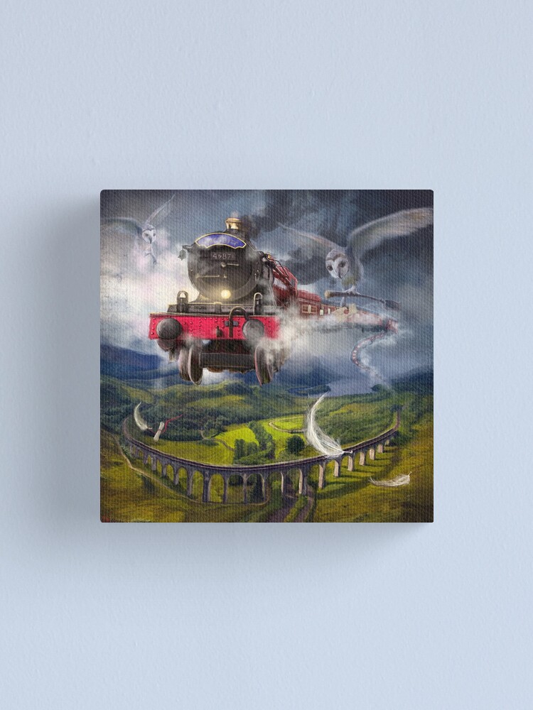 Alternate view of "The Glenfinnan Express" Canvas Print