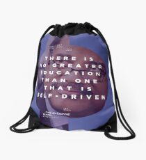 Mochila de cuerdas EDUCACIÓN - Neil deGrasse Tyson - Frases célebres serie 014