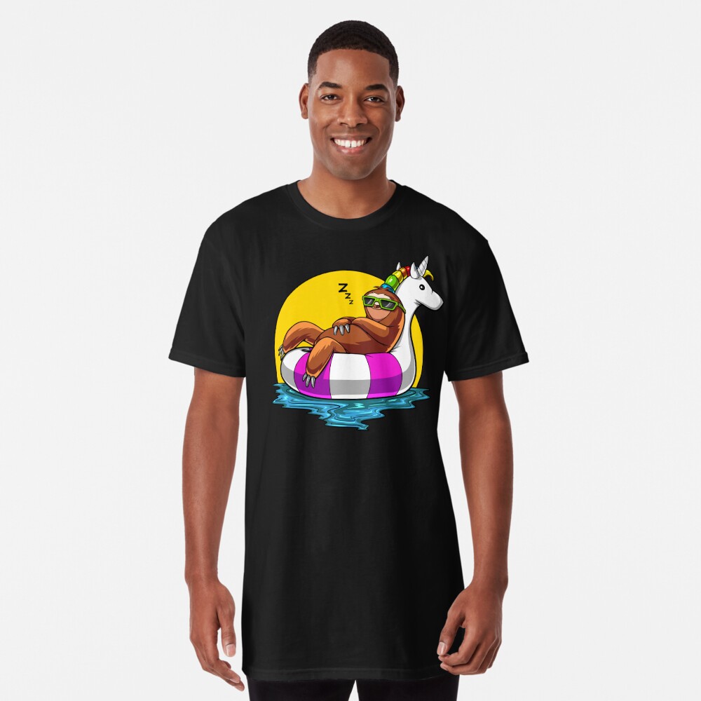 sloth riding unicorn shirt