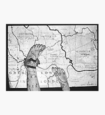 Body Maps - London - Feet Photographic Print