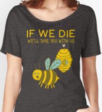 Save The Bees T Shirt Women's Relaxed Fit T-Shirt