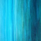Turquoise Abstract I by Kathie Nichols