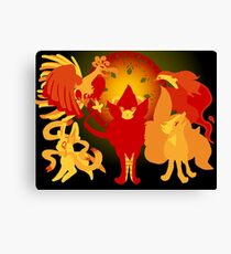 Sun Pokemon Canvas Print