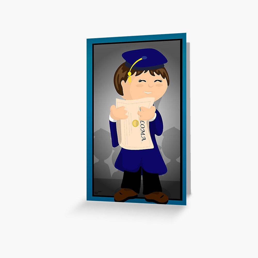 Graduate Boy Greeting Card