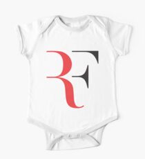 Body de manga corta para bebé Logo de Roger Federer