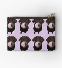 Chocolate Lab Sticker Studio Pouch