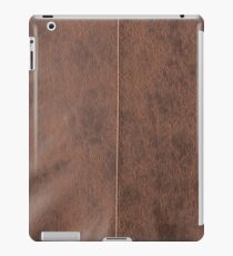 Antique Brown Vintage Worn Leather Effect Pattern iPad Case/Skin