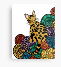 Lienzo metálico MANDALA CAT3