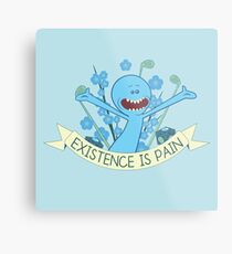 Existence is Pain Metal Print