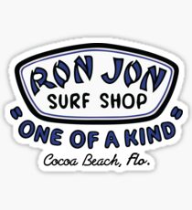 RJ Surf Shop Cocoa Beach Sticker