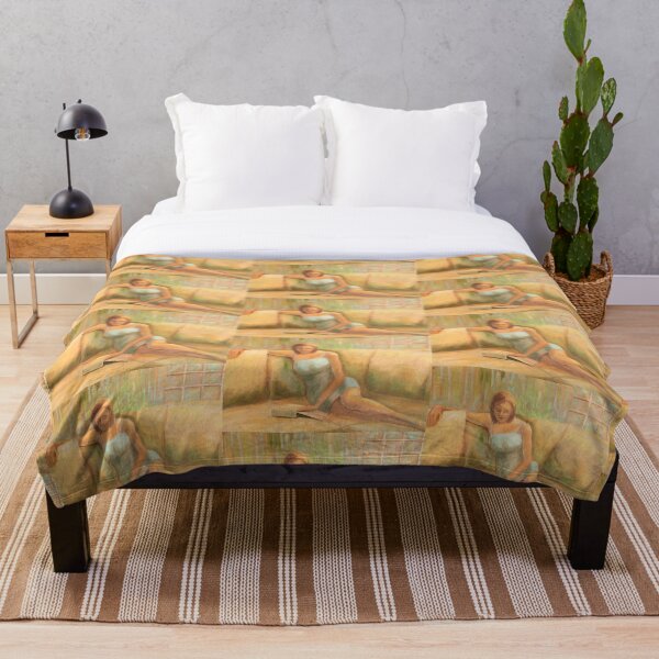 The Reader Throw Blanket