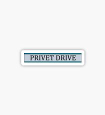 Privet Drive Street Sign Sticker
