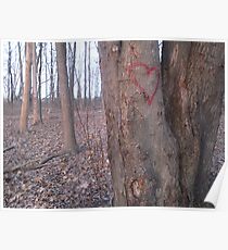 Hearts and Trees Poster