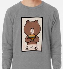Linie Freunde - Brown Burger Leichtes Sweatshirt
