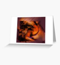 bird like sketches, crows...... strata layer images Greeting Card