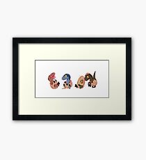 Raptor posse Framed Print