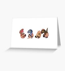 Raptor posse Greeting Card