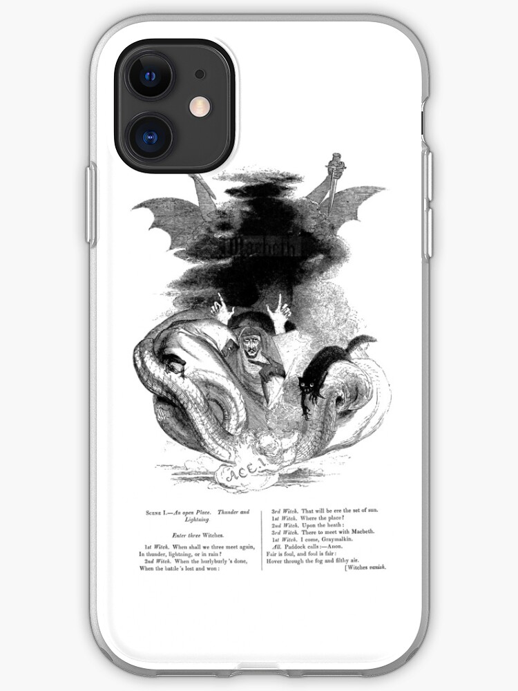 Shakespearean pattern - Macbeth iPhone 11 case Shakespearean pattern - Macbeth iPhone 11 case