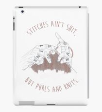 Stitches Ain't Shit iPad Case/Skin