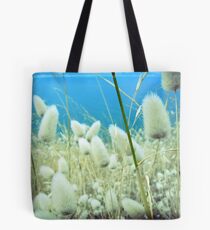fluffy grass Tote Bag