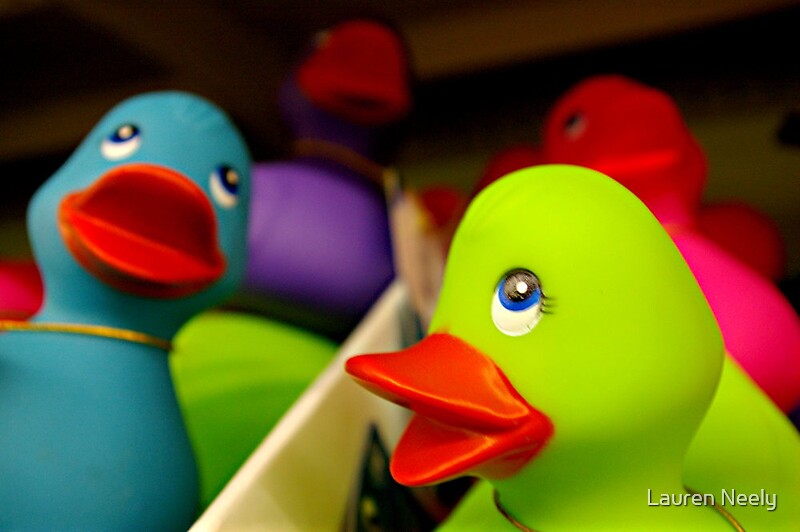 &ldquo;Rainbow Ducks&rdquo; by Lauren Neely | Redbubble