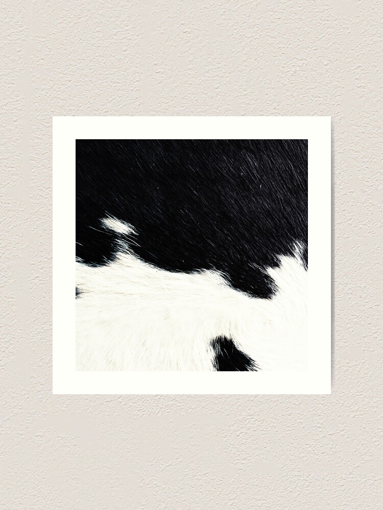 Alternate view of Cowhide Fur Art Print
