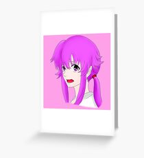 Gasai Yuno Greeting Card
