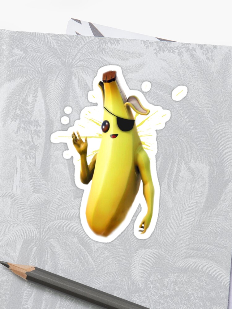 battle royale season 8 pirate peely banana sticker - fortnite ugm