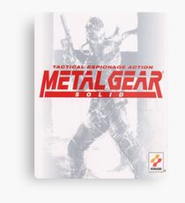 Lienzo metálico Metal Gear Solid