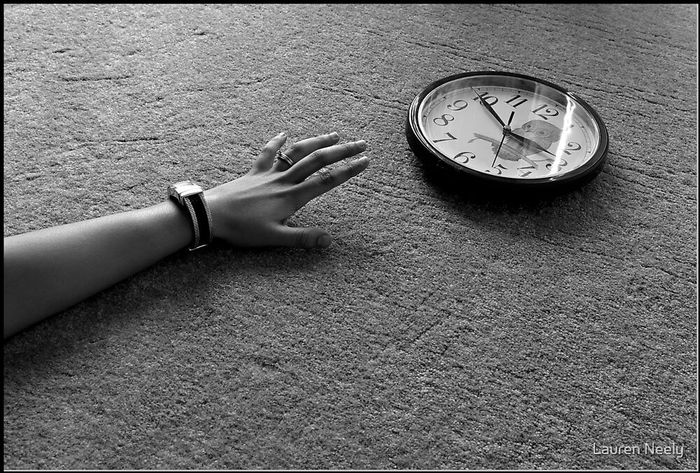 "Time Slips Away" by Lauren Neely Redbubble